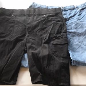 Gloria Vanderbilt size 20W jeans and shorts used